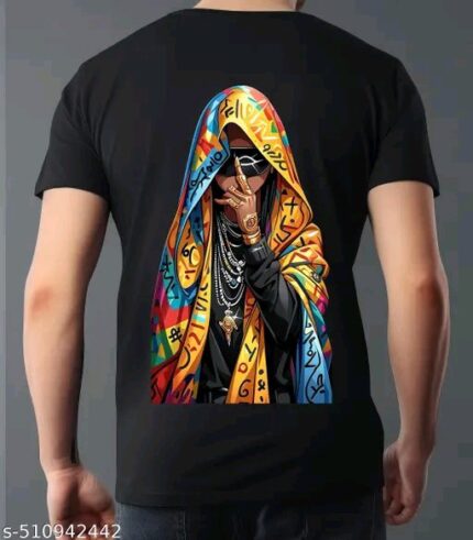 Men Cotton Blend Regular Tshirts