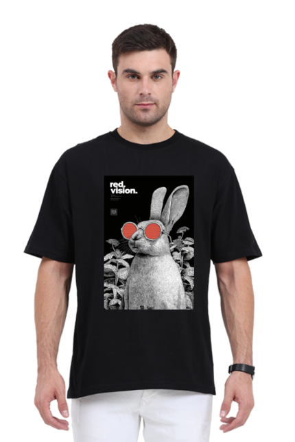 Unisex Oversized Classic T-Shirt | Black Bauhaus Style